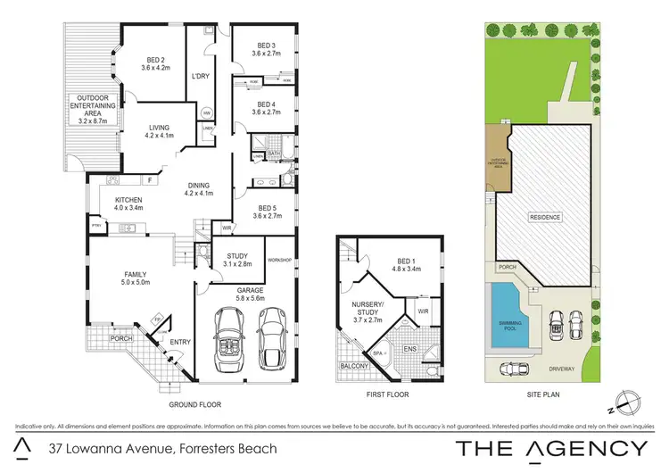 Floorplan of Homely house listing, 37 Lowanna Avenue, Forresters Beach NSW 2260