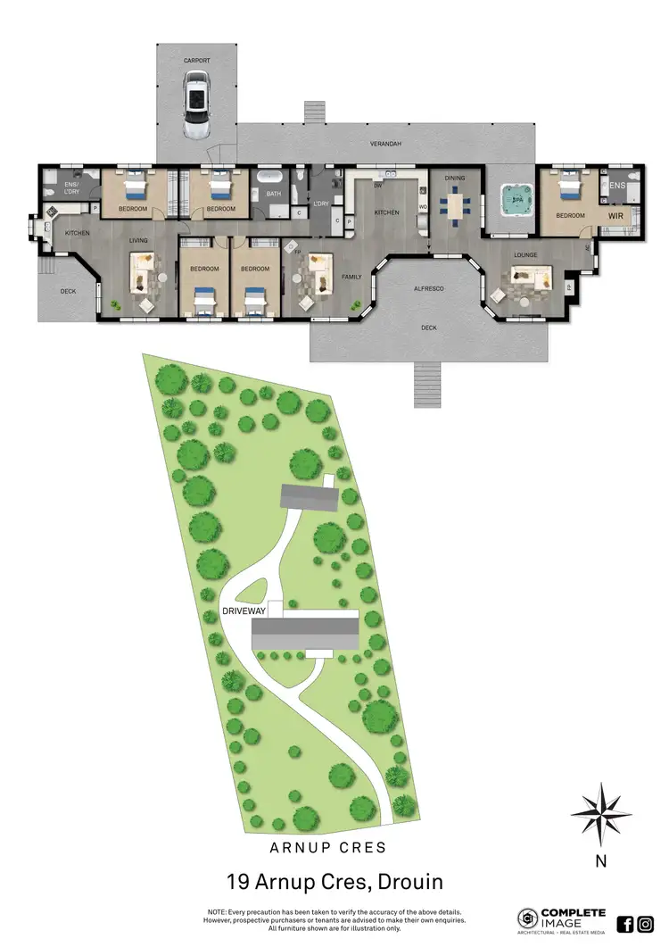 Floorplan of Homely house listing, 19 Arnup Crescent, Drouin VIC 3818
