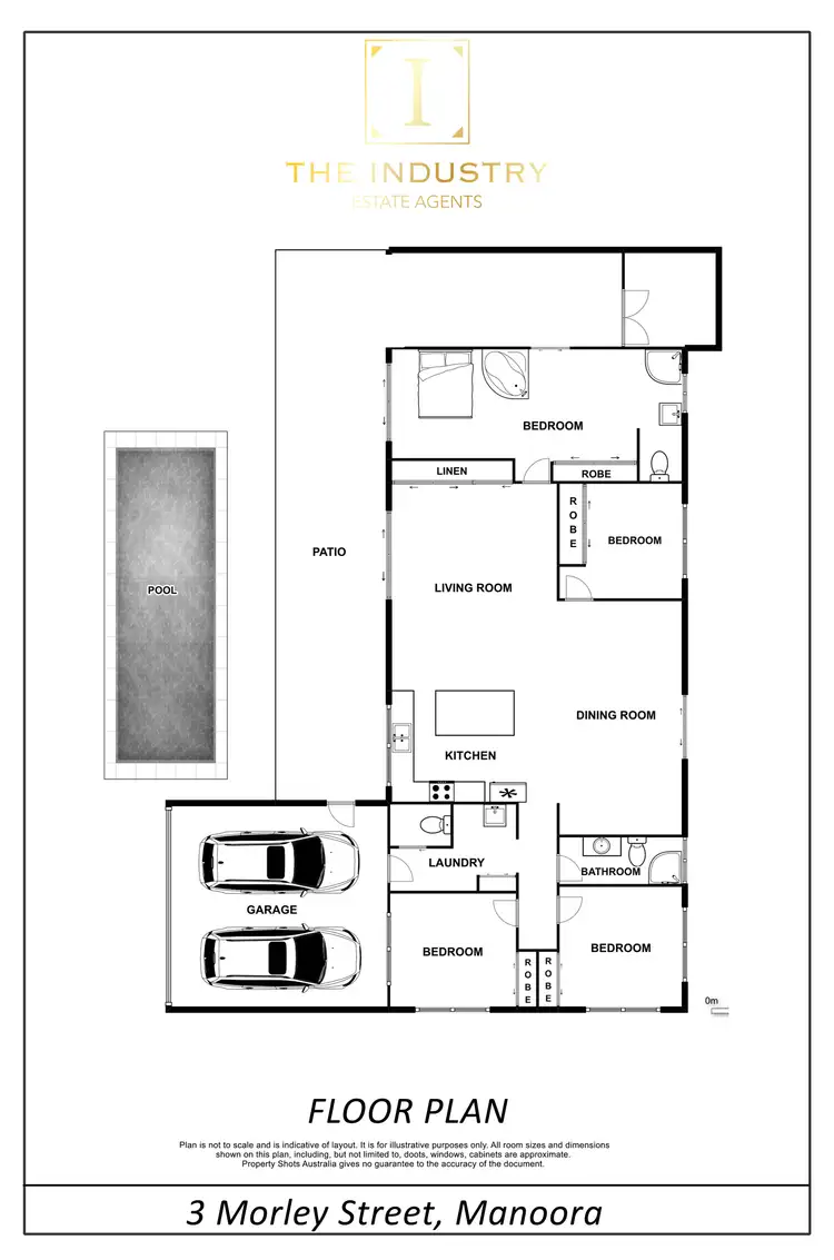 Floorplan of Homely house listing, 3 Morley Street, Manoora QLD 4870