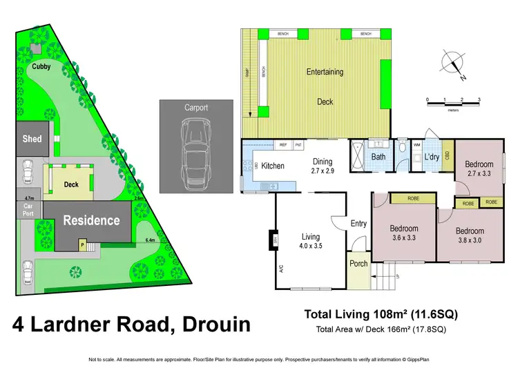 Floorplan of Homely house listing, 4 Lardner Road, Drouin VIC 3818