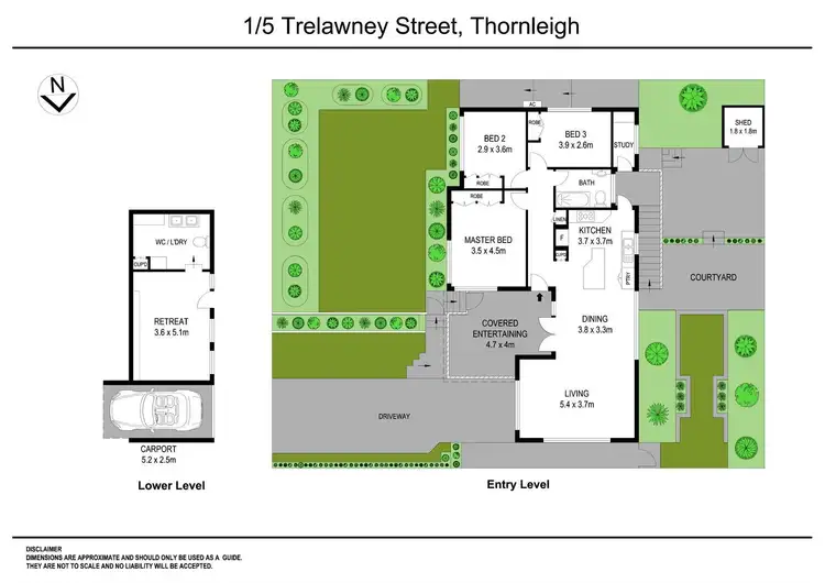 Floorplan of Homely house listing, 1/5 Trelawney Street, Thornleigh NSW 2120