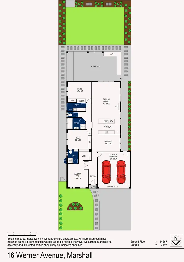 Floorplan of Homely house listing, 16 Werner Avenue, Marshall VIC 3216