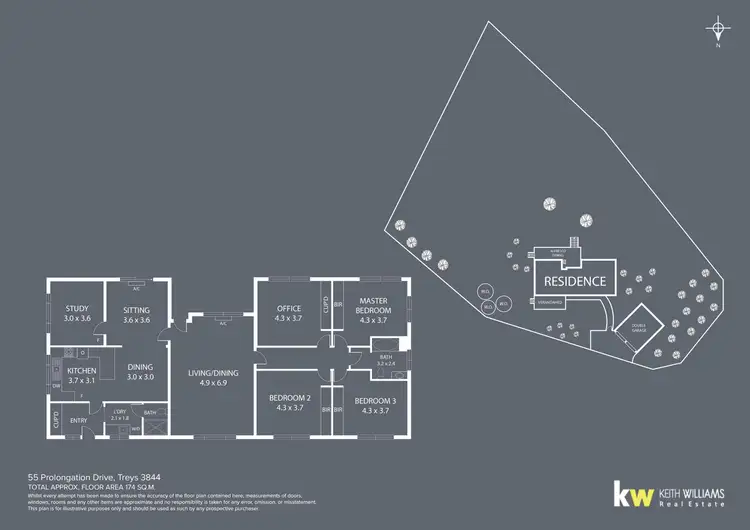 Floorplan of Homely house listing, 55 Cooloongatta Drive, Tyers VIC 3844