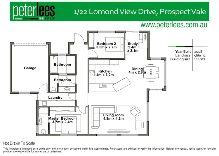 Floorplan of Homely house listing, 1/22 Lomond View Drive, Prospect Vale TAS 7250