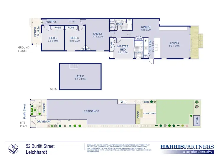 Floorplan of Homely house listing, 52 Burfitt Street, Leichhardt NSW 2040
