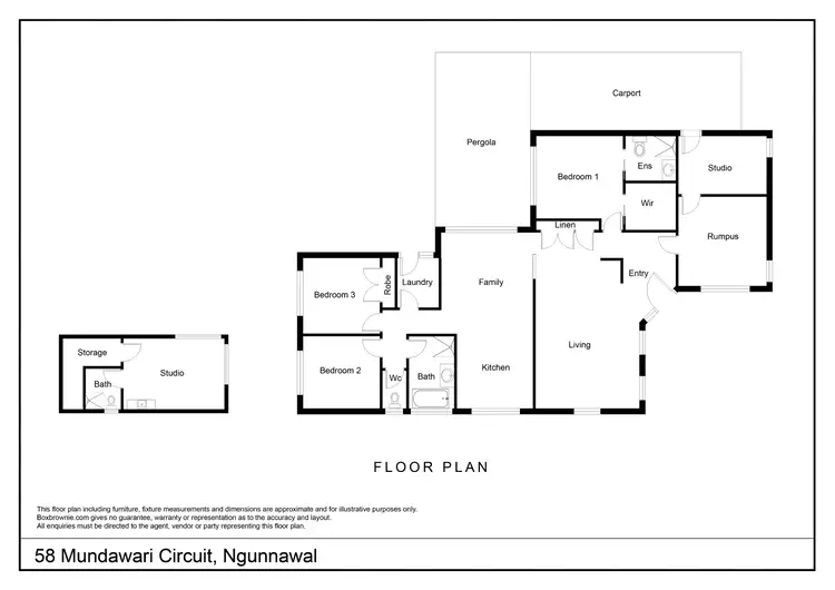 Floorplan of Homely house listing, 58 Mundawari Circuit, Ngunnawal ACT 2913