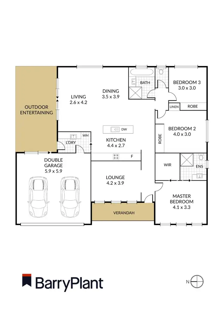 Floorplan of Homely house listing, 30 Normlyttle Parade, Miners Rest VIC 3352