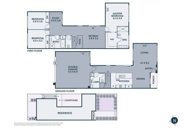 Floorplan of Homely townhouse listing, 37 Woodcutters Grove, Epping VIC 3076
