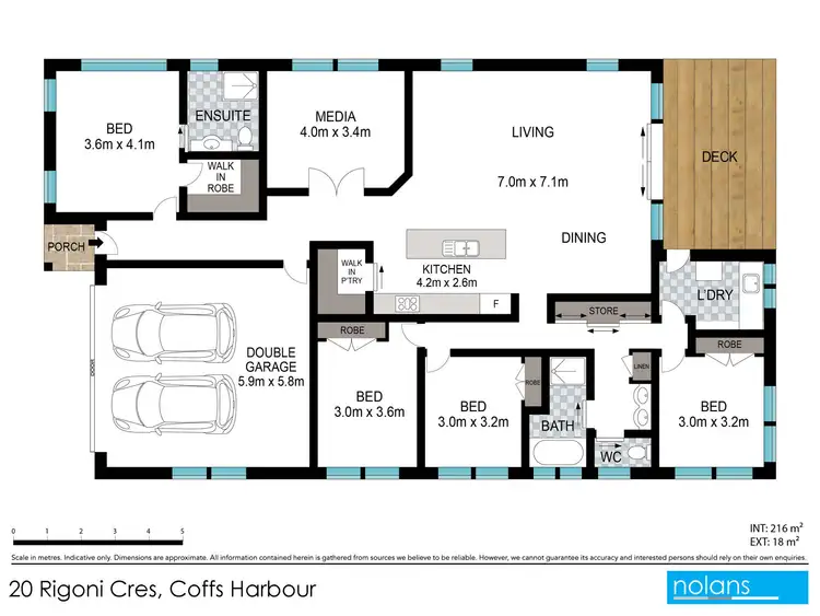Floorplan of Homely house listing, 20 Rigoni Crescent, Coffs Harbour NSW 2450