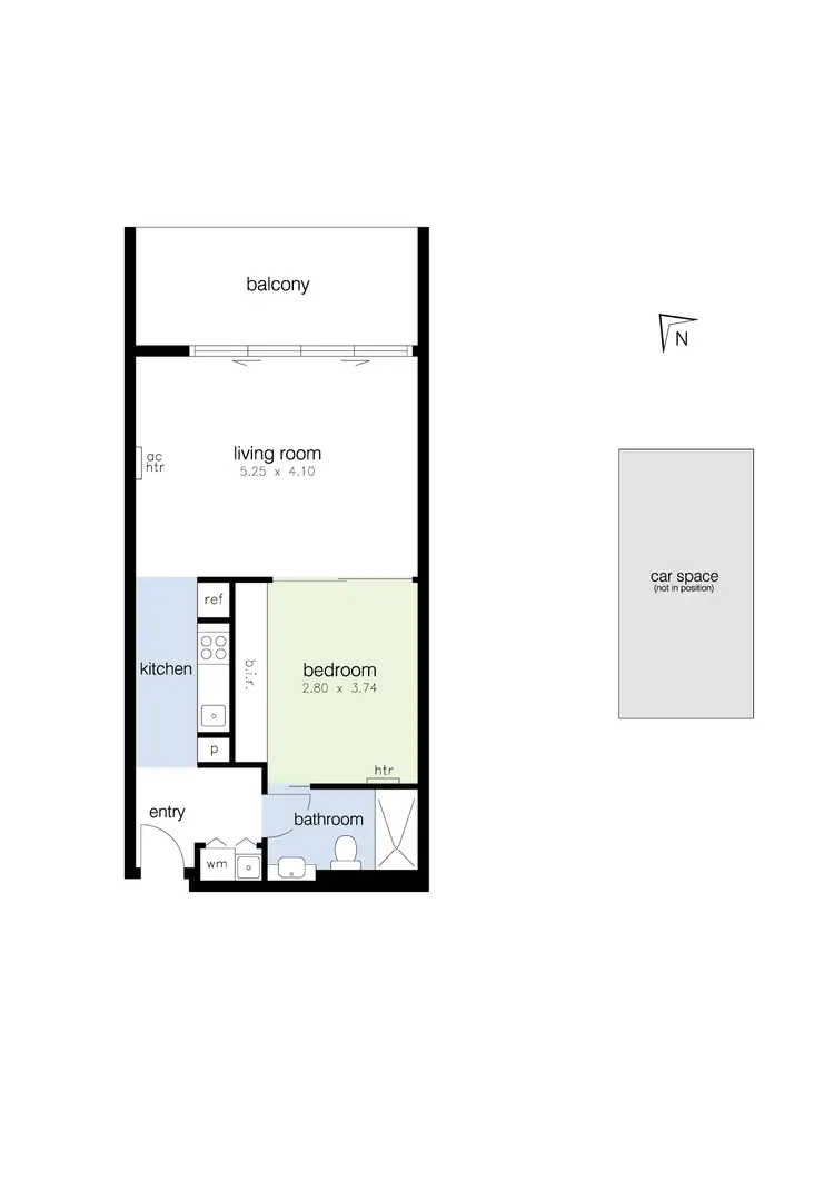 Floorplan of Homely apartment listing, 46/17 Eucalyptus Drive, Maidstone VIC 3012