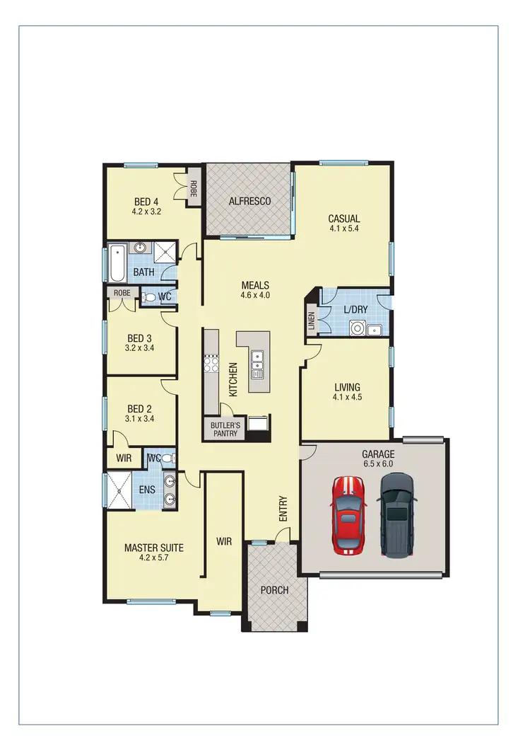 Floorplan of Homely house listing, 46 Muzzlewood Way, Wollert VIC 3750
