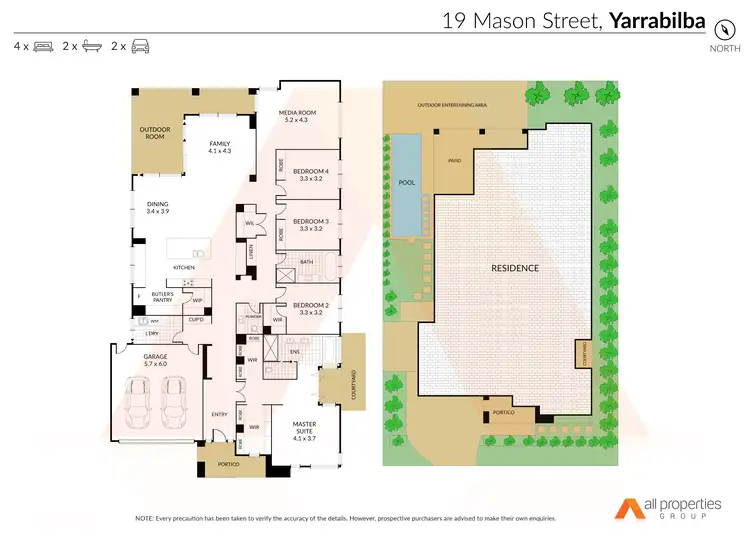 Floorplan of Homely house listing, 19 Mason Street, Yarrabilba QLD 4207