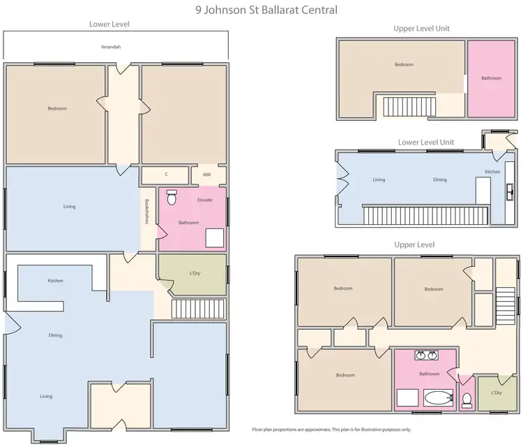 Floorplan of Homely house listing, 9 Johnson Street, Ballarat Central VIC 3350