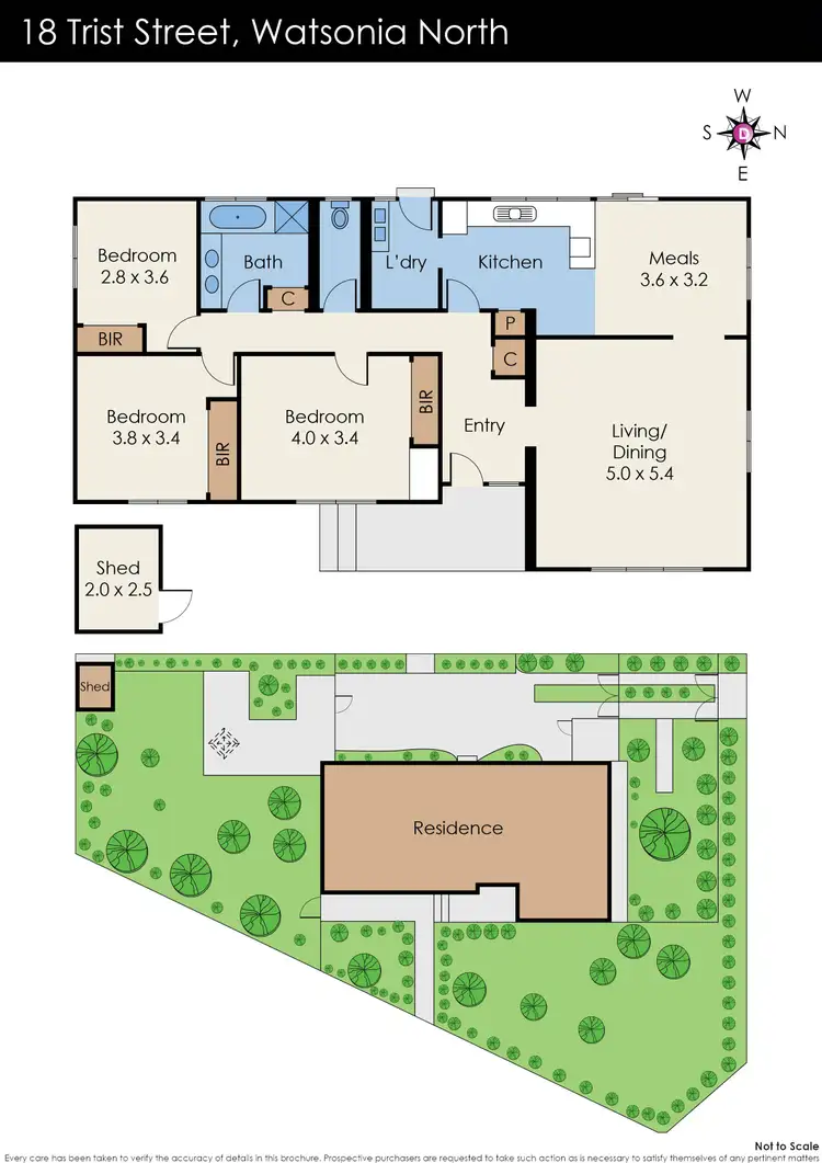 Floorplan of Homely house listing, 18 Trist Street, Watsonia North VIC 3087