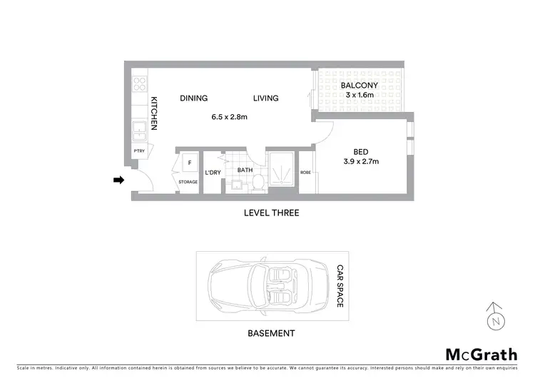 Floorplan of Homely apartment listing, 307/193-195 Springvale Road, Nunawading VIC 3131
