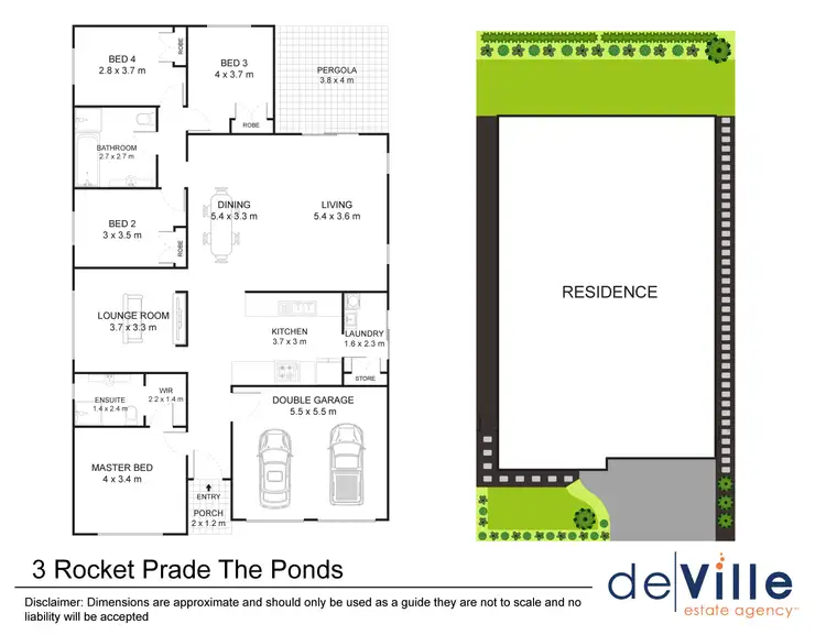 Floorplan of Homely house listing, 3 Rocket Parade, The Ponds NSW 2769