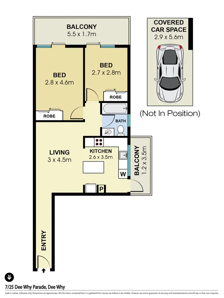Floorplan of Homely apartment listing, 7/35 Dee Why Parade, Dee Why NSW 2099