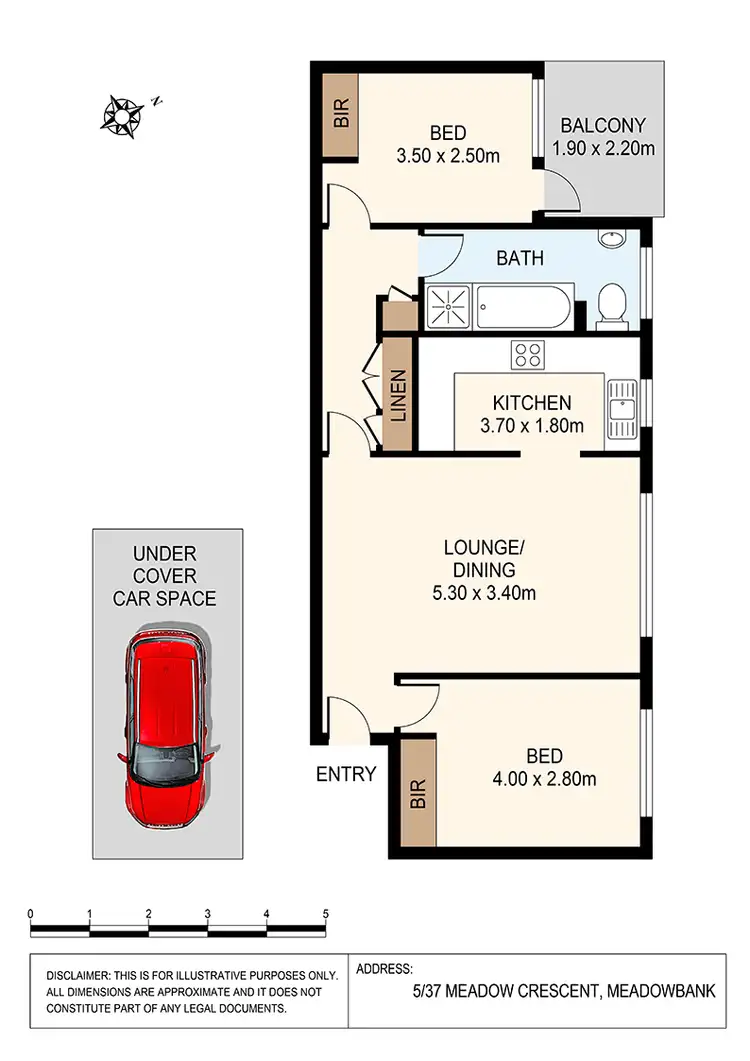 Floorplan of Homely apartment listing, 15/37 Meadow Crescent, Meadowbank NSW 2114