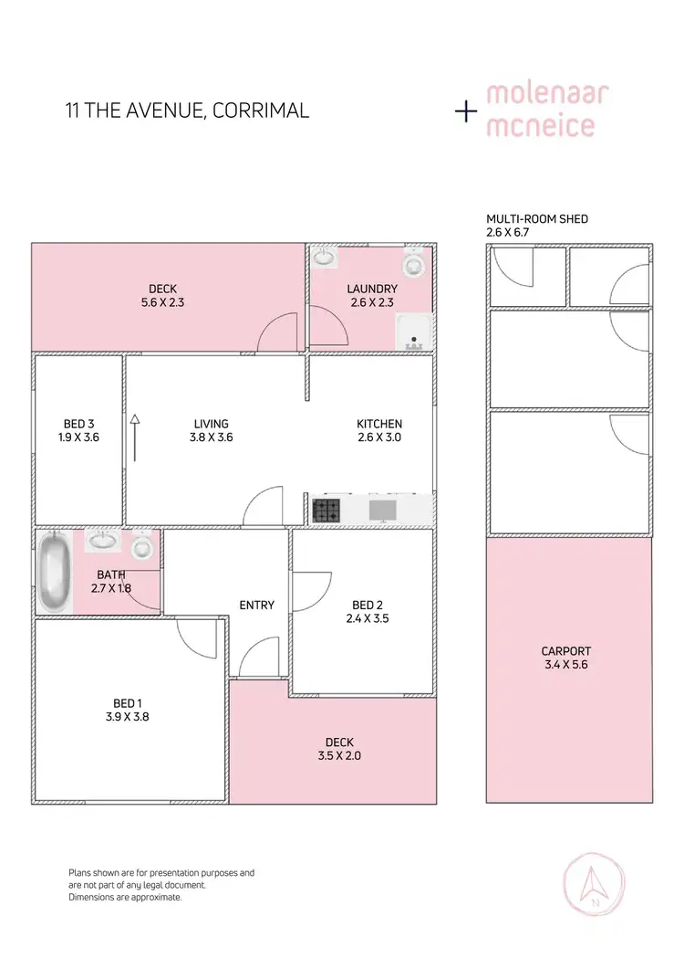 Floorplan of Homely house listing, 11 The Avenue, Corrimal NSW 2518