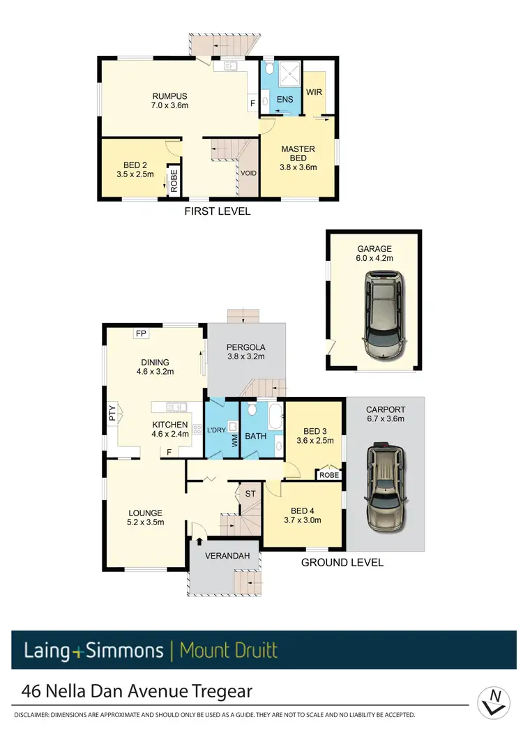 Floorplan of Homely house listing, 46 Nella Dan Avenue, Tregear NSW 2770
