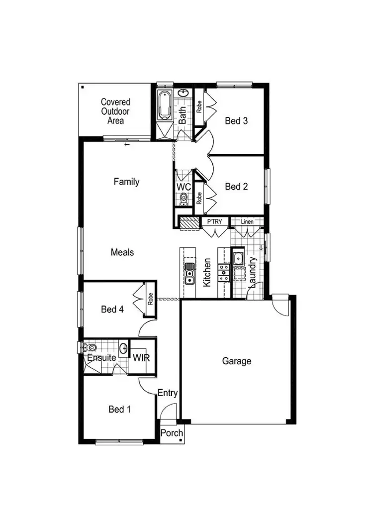 Floorplan of Homely house listing, 1A Driftwood Street, Longwarry VIC 3816