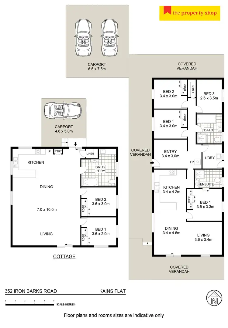 Floorplan of Homely rural property listing, 352 Iron Barks Road, Mudgee NSW 2850