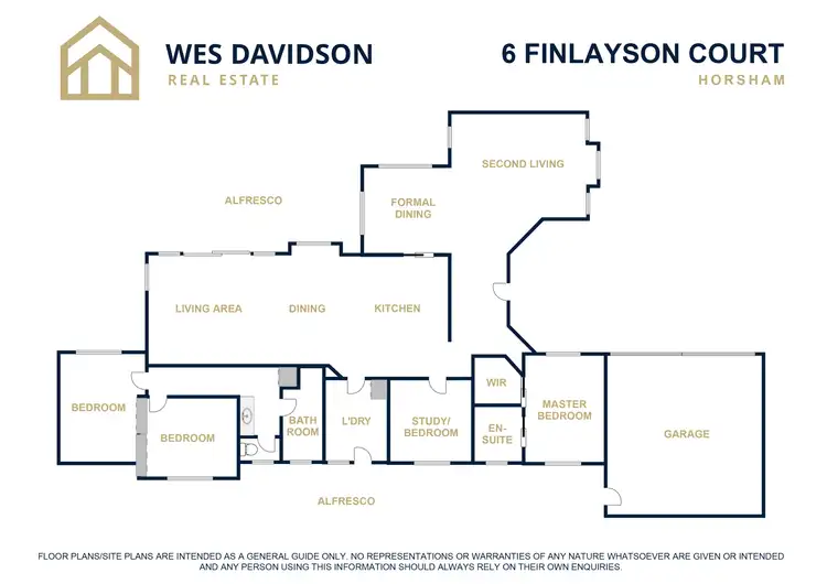 Floorplan of Homely house listing, 6 Finlayson Court, Horsham VIC 3400