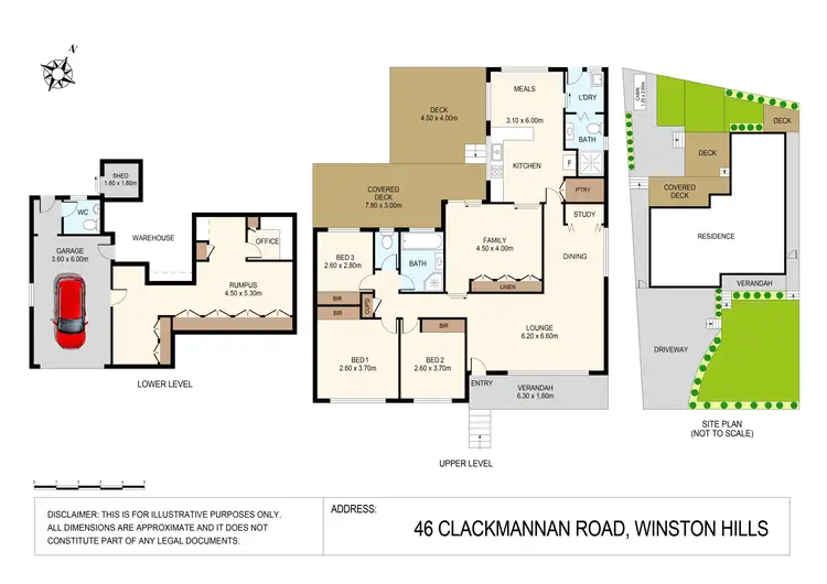 Floorplan of Homely house listing, 46 Clackmannan Road, Winston Hills NSW 2153