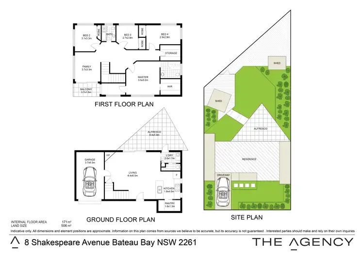 Floorplan of Homely house listing, 8 Shakespeare Avenue, Bateau Bay NSW 2261