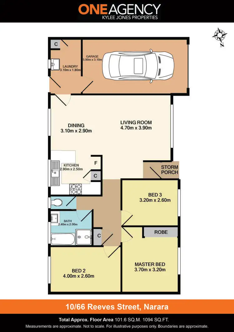 Floorplan of Homely villa listing, 10/66 Reeves Street, Narara NSW 2250