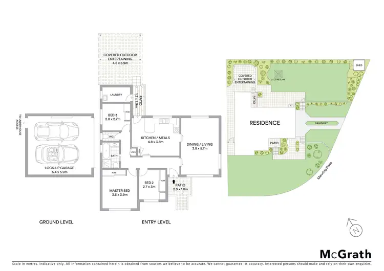 Floorplan of Homely house listing, 4 Manning Place, Seven Hills NSW 2147