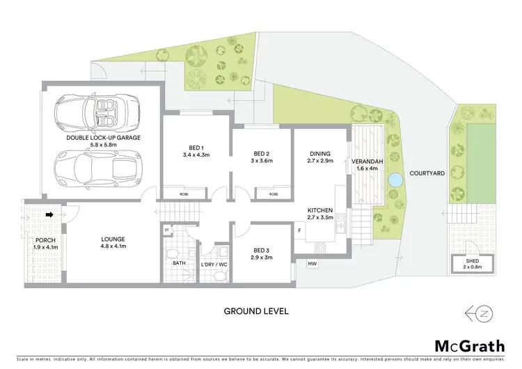 Floorplan of Homely townhouse listing, 1/91 Villiers Road, Padstow Heights NSW 2211