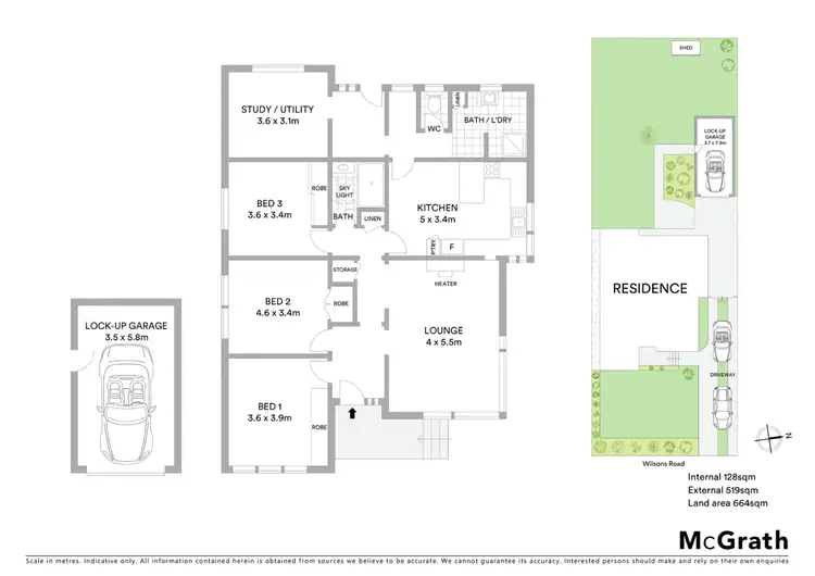 Floorplan of Homely house listing, 36 Wilsons Road, Newcomb VIC 3219