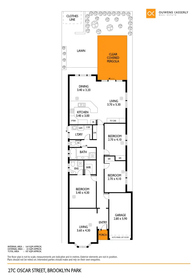 Floorplan of Homely house listing, 27C Oscar Street, Brooklyn Park SA 5032