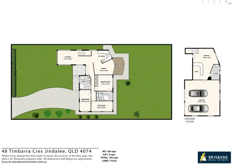 Floorplan of Homely house listing, 48 Timbarra Crescent, Jindalee QLD 4074