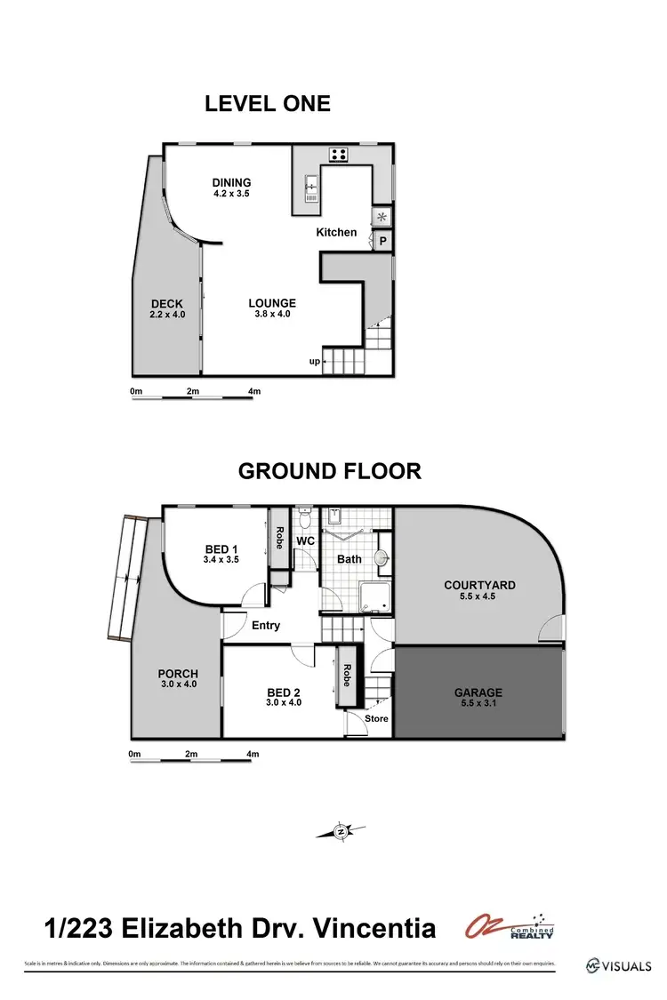 Floorplan of Homely townhouse listing, 1/223 Elizabeth Drive, Vincentia NSW 2540
