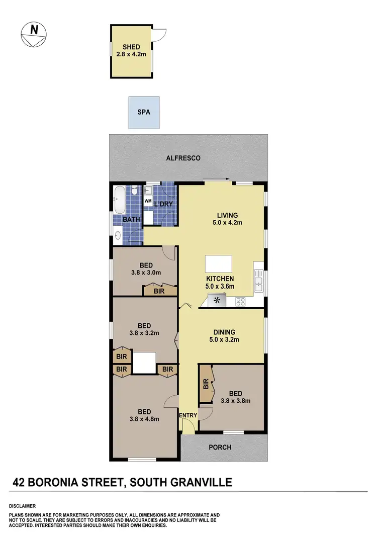 Floorplan of Homely house listing, 42 Boronia Street, Granville NSW 2142