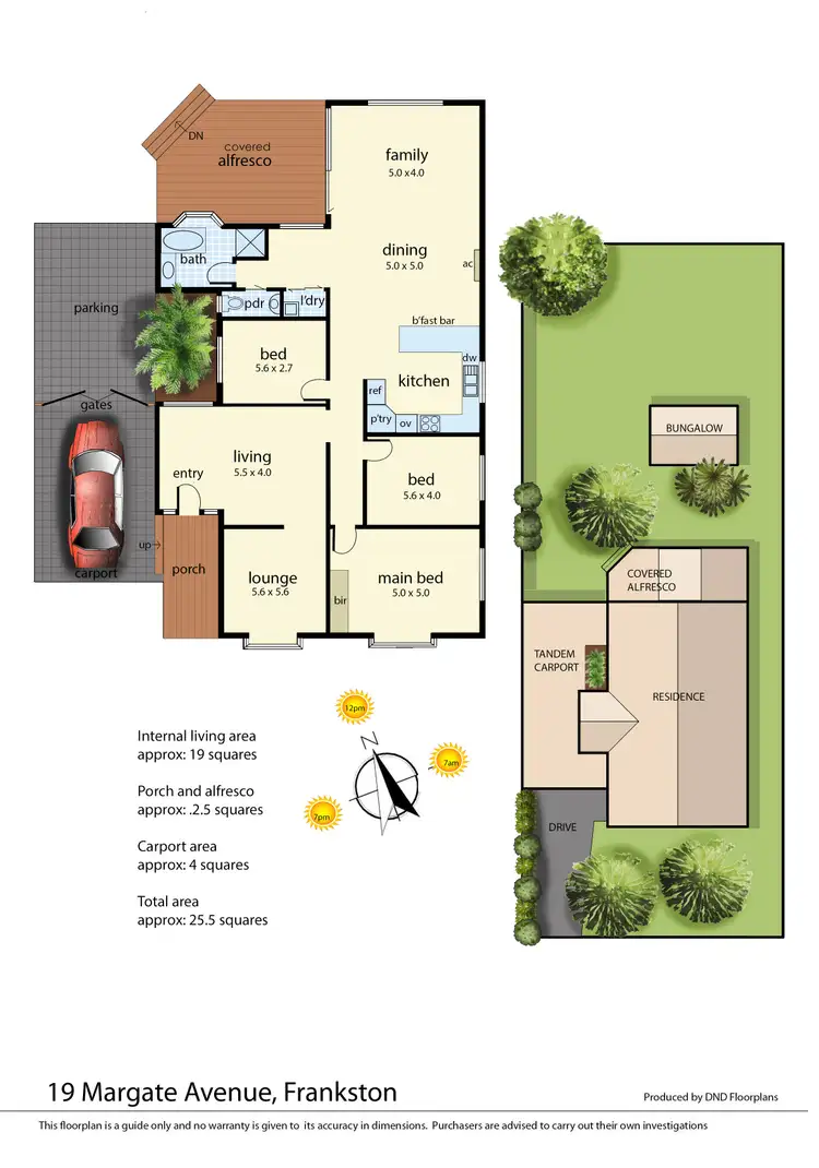 Floorplan of Homely house listing, 19 Margate Avenue, Frankston VIC 3199