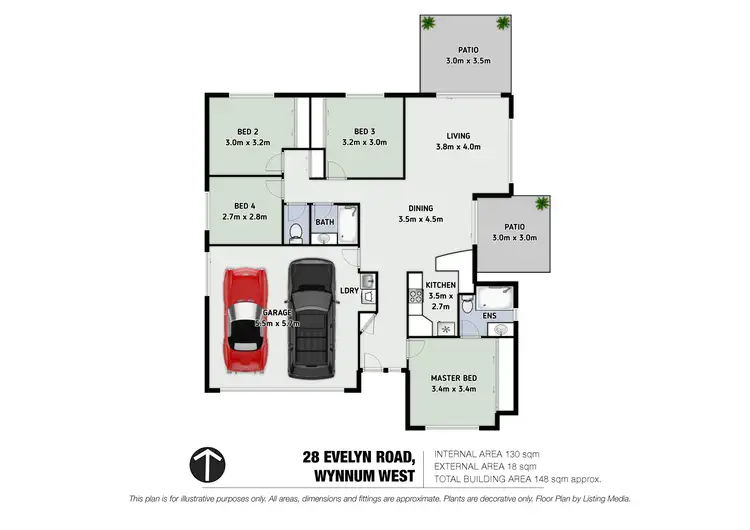 Floorplan of Homely house listing, 28 Evelyn Road, Wynnum West QLD 4178