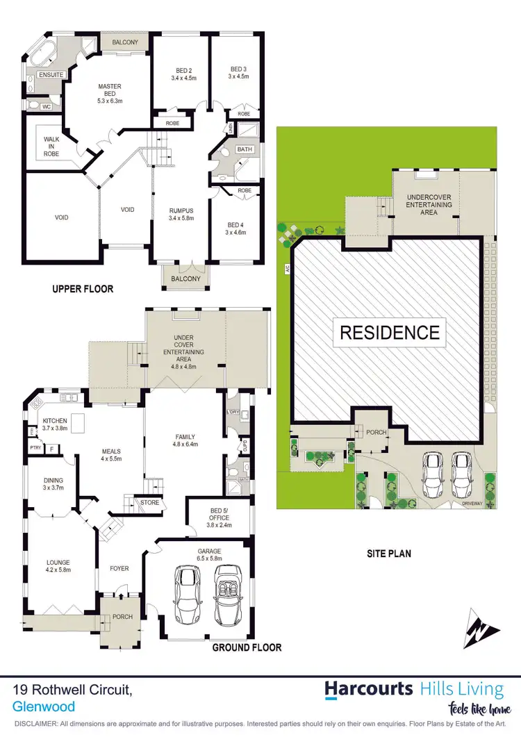 Floorplan of Homely house listing, 19 Rothwell Circuit, Glenwood NSW 2768