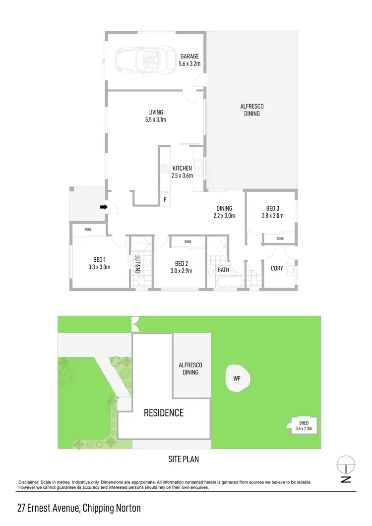 Floorplan of Homely house listing, 27 Ernest Avenue, Chipping Norton NSW 2170
