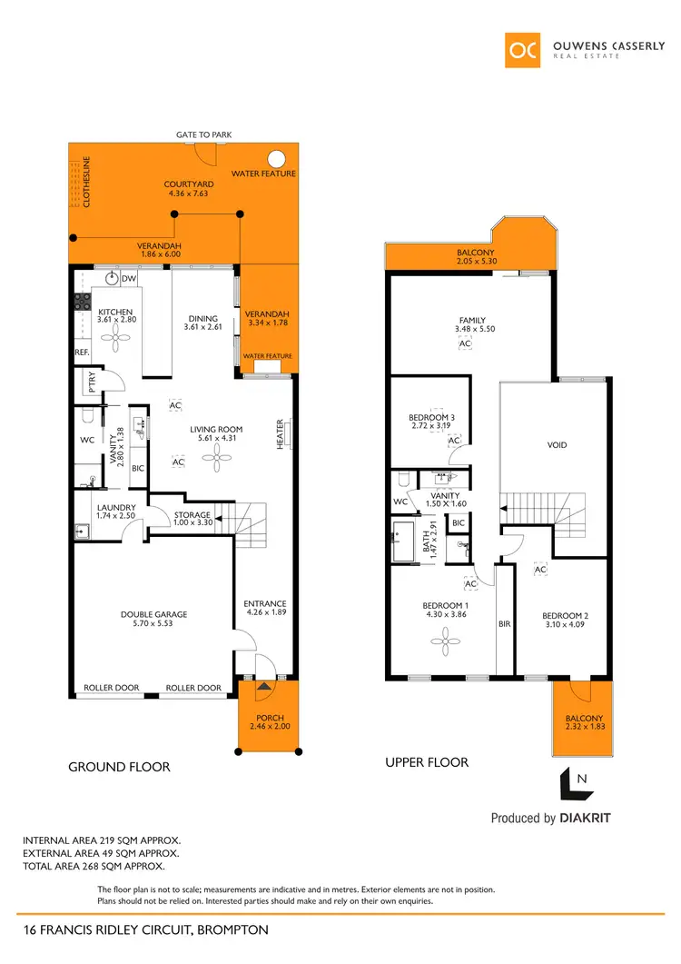 Floorplan of Homely house listing, 16 Francis Ridley Circuit, Brompton SA 5007
