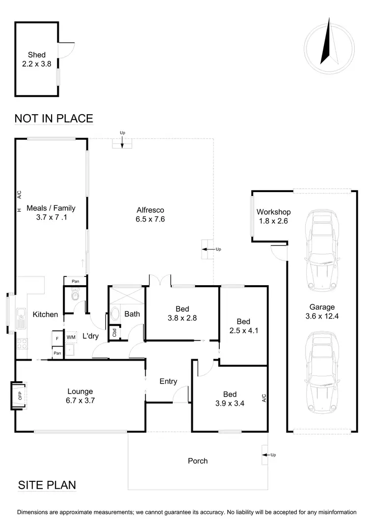 Floorplan of Homely house listing, 44 Anne Road, Knoxfield VIC 3180