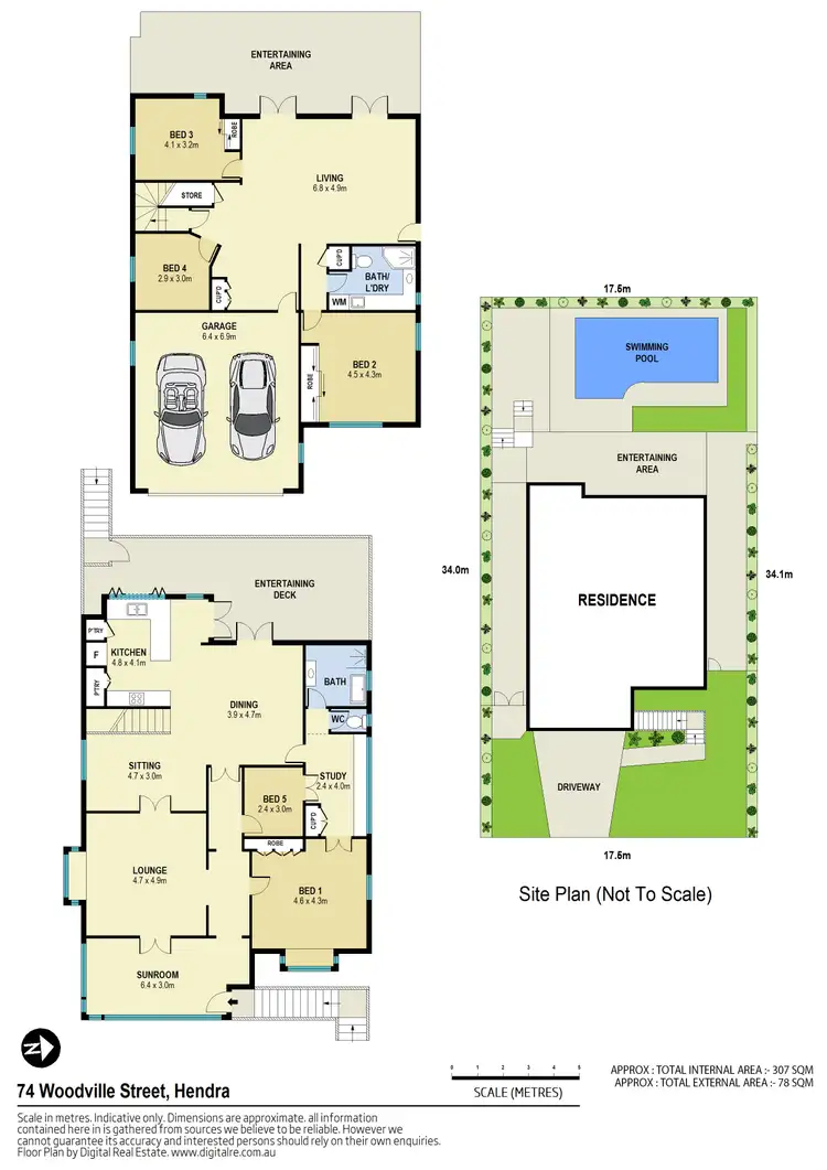 Floorplan of Homely house listing, 74 Woodville Street, Hendra QLD 4011