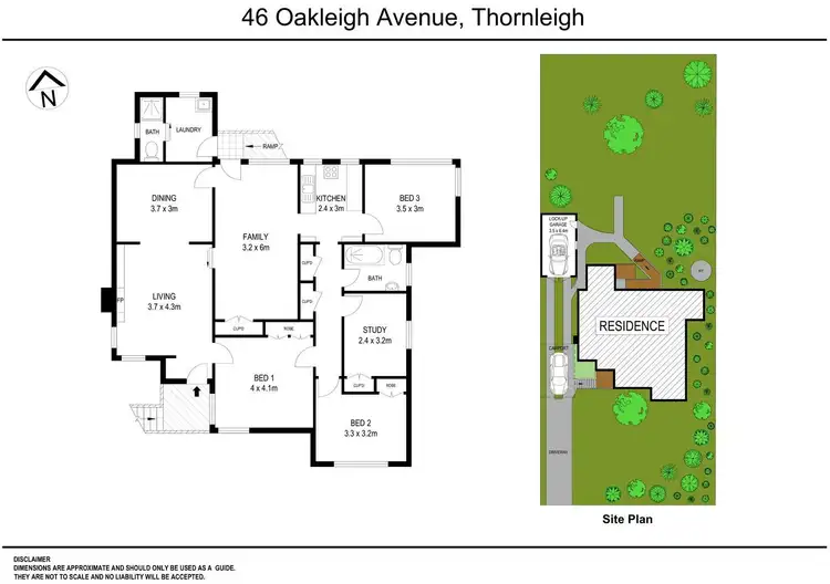 Floorplan of Homely house listing, 46 Oakleigh Avenue, Thornleigh NSW 2120