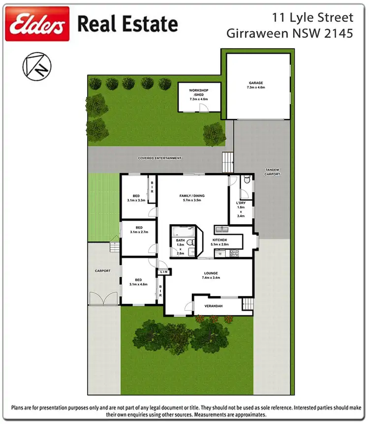 Floorplan of Homely house listing, 11 Lyle Street, Girraween NSW 2145