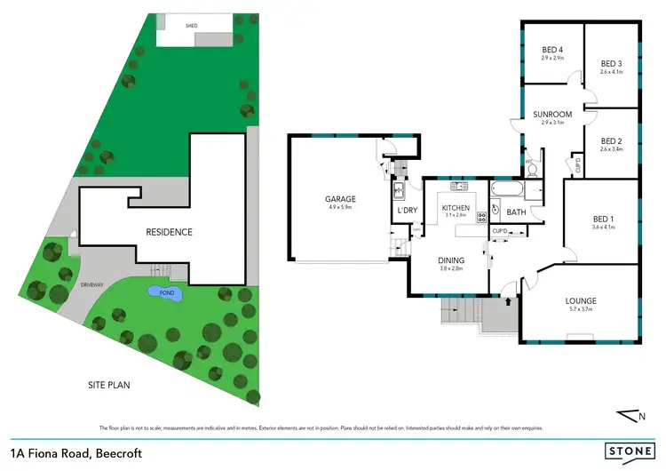 Floorplan of Homely house listing, 1A Fiona Road, Beecroft NSW 2119