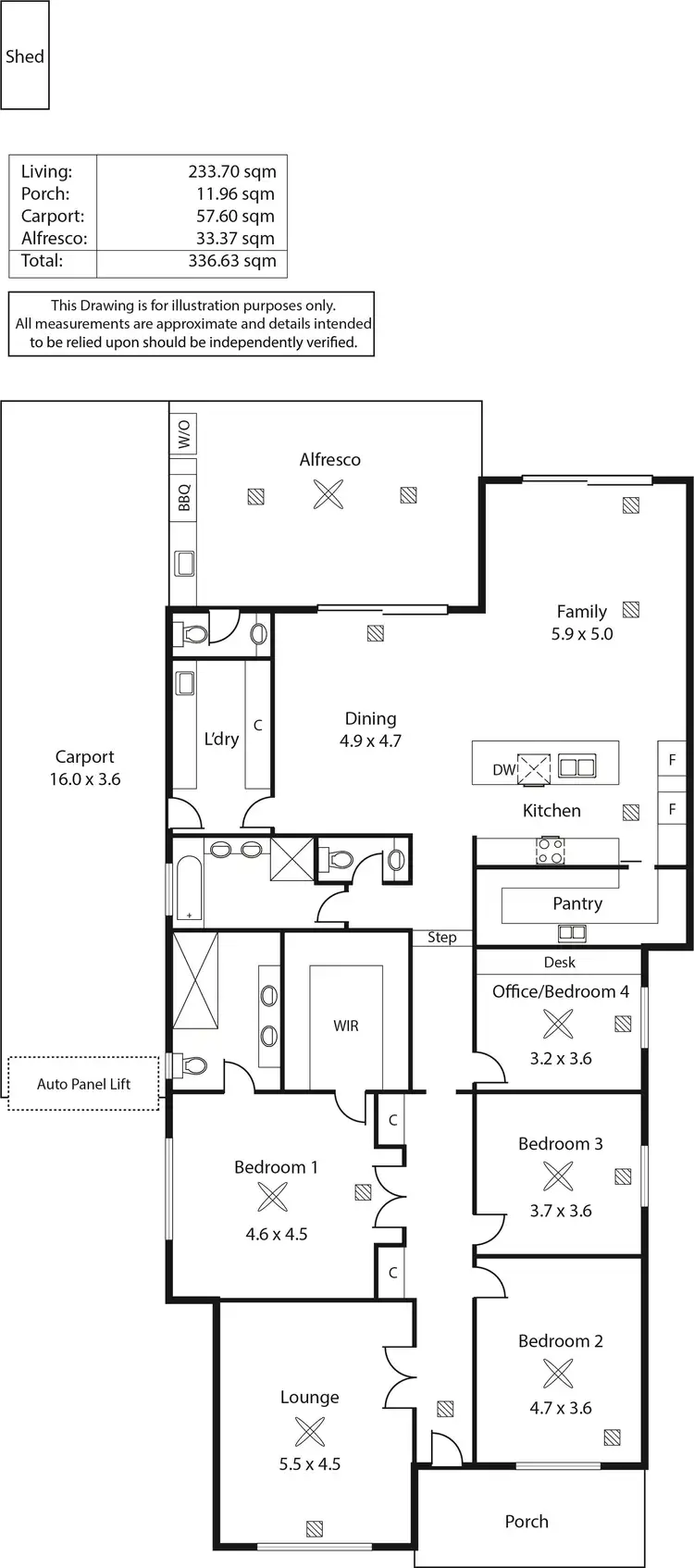 Floorplan of Homely house listing, 47 Thomas Avenue, St Morris SA 5068