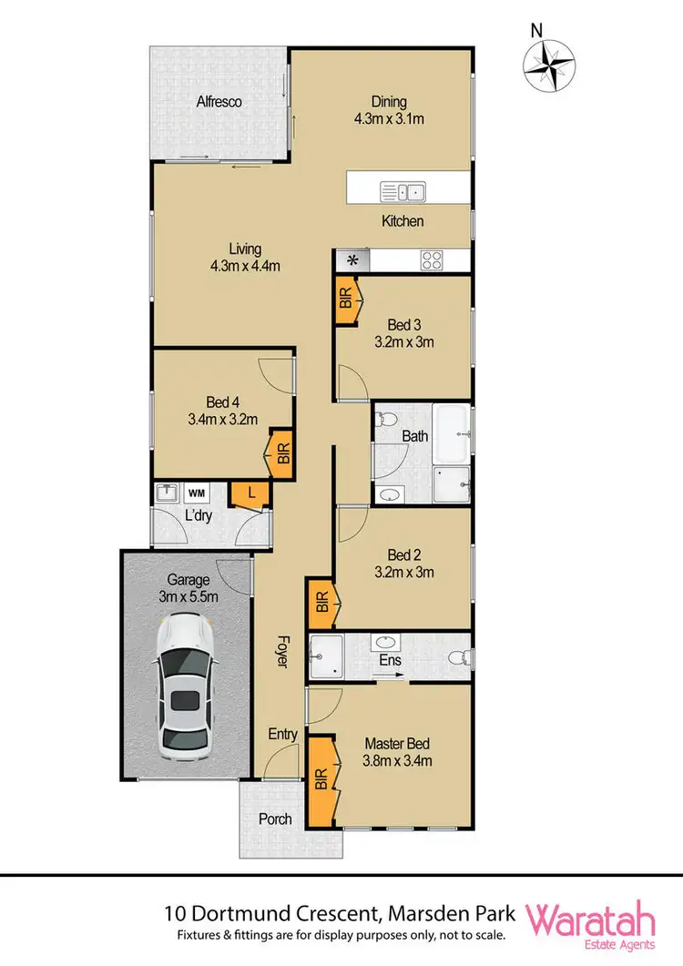 Floorplan of Homely house listing, 10 Dortmund Crescent, Marsden Park NSW 2765