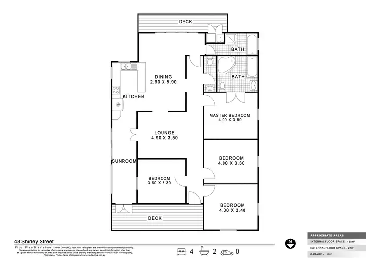 Floorplan of Homely house listing, 48 Shirley Street, Byron Bay NSW 2481